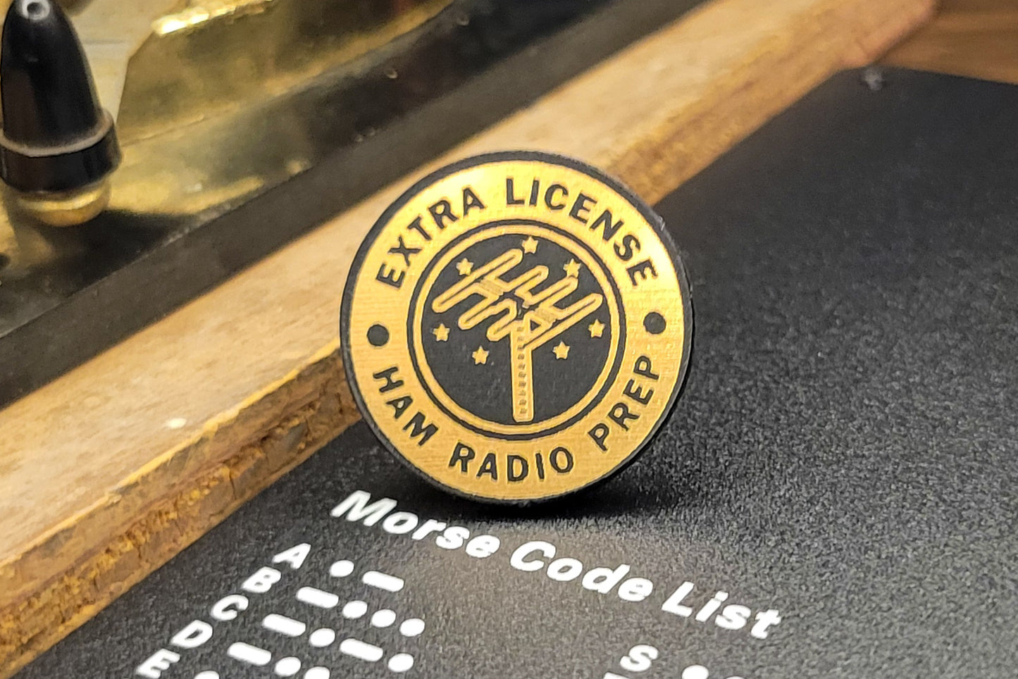 Ham Radio Prep License Pin
