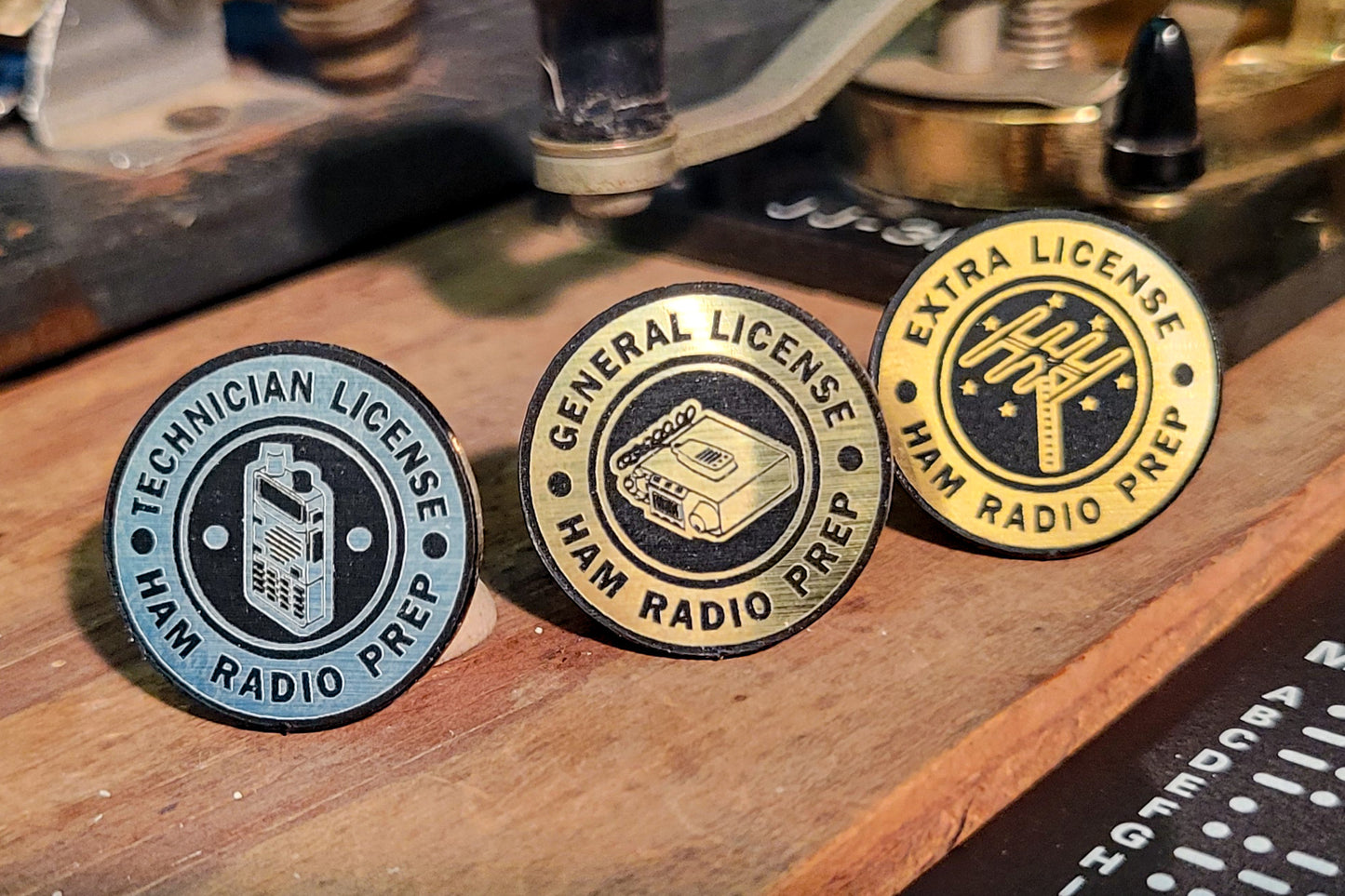 Ham Radio Prep License Pin