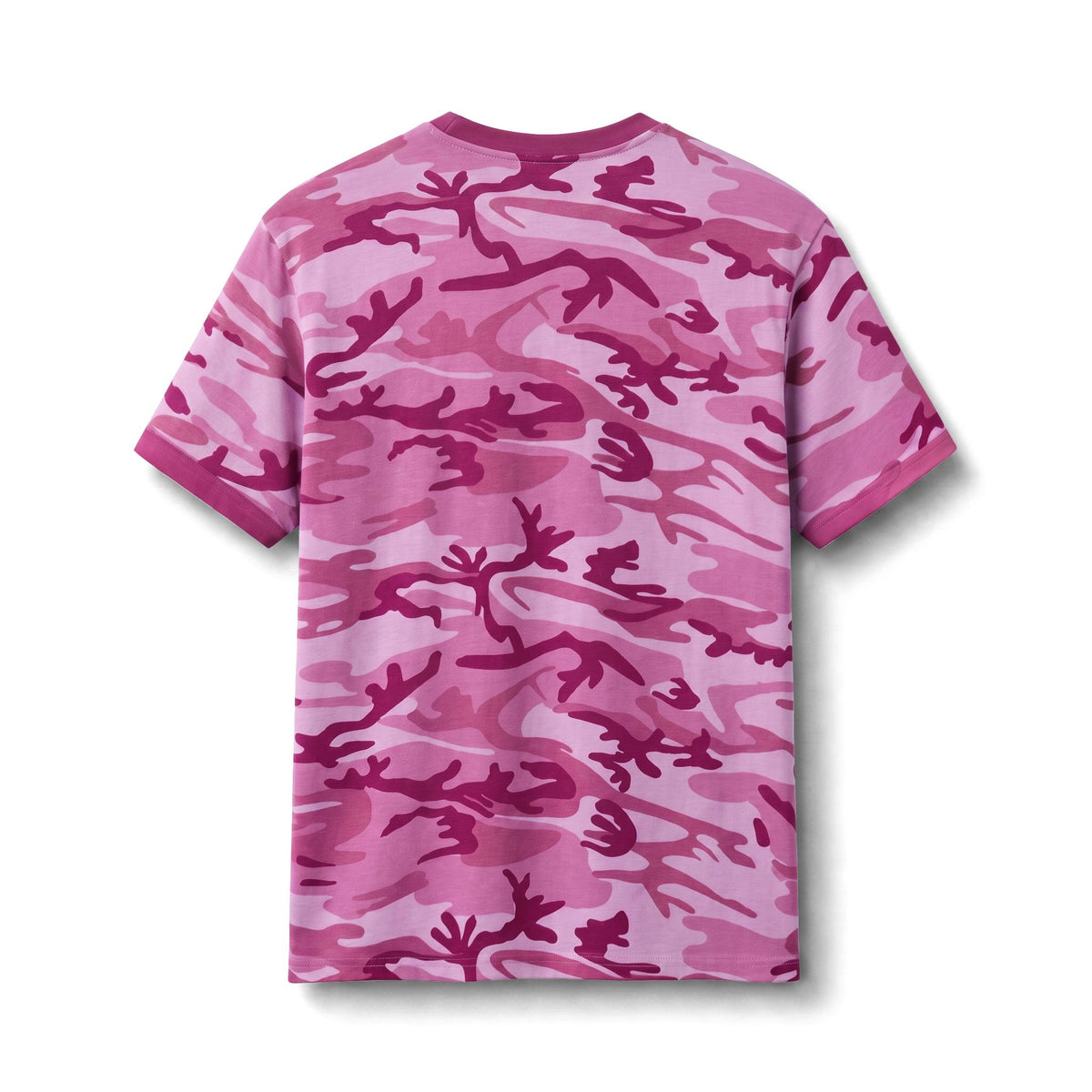 Camo Cotton Tee — Military Green Camouflage T-Shirt with '73' Patch