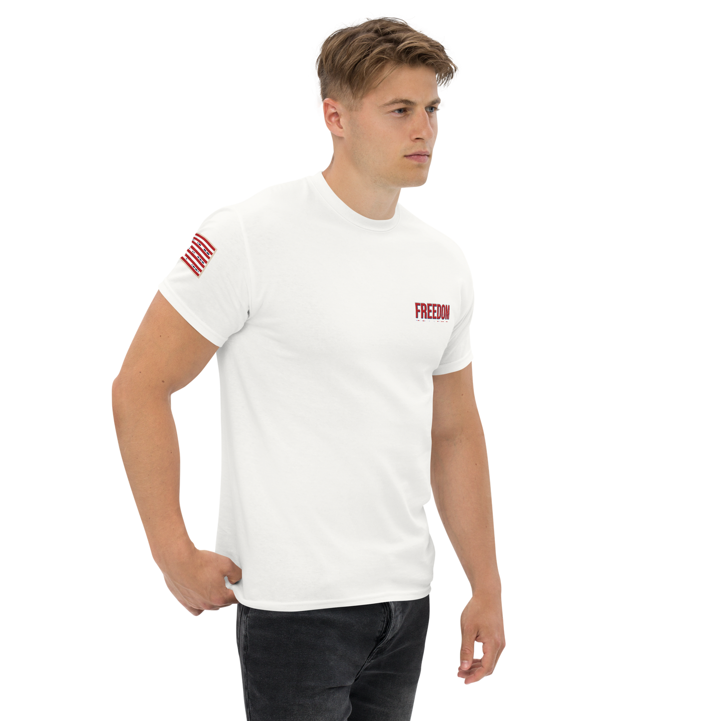Freedom Travels at the Speed of RF T-Shirt – America 250 Ham Radio Prep Edition