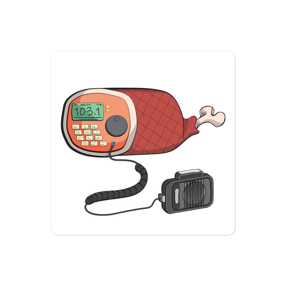 "Ham" Radio Sticker