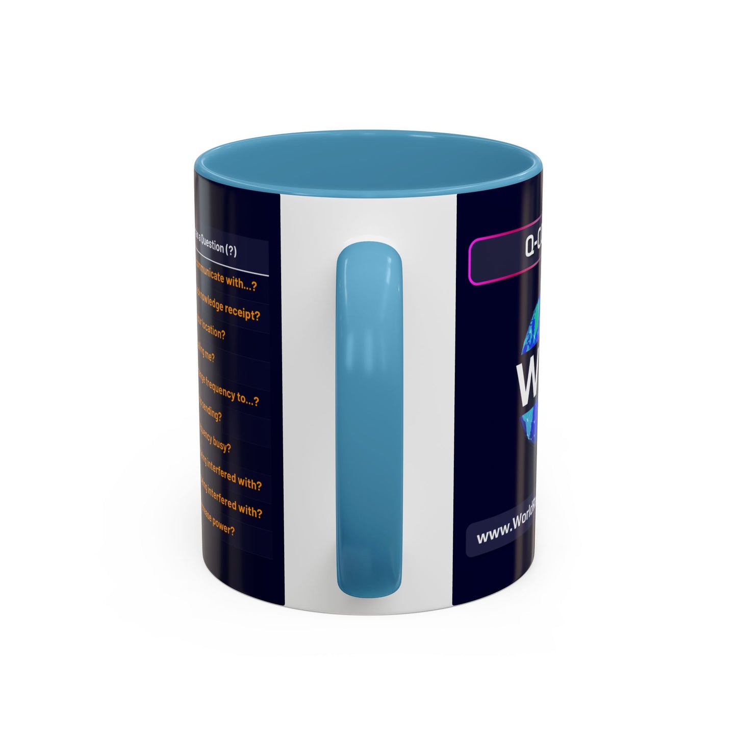 World Radio League mug - Q Codes