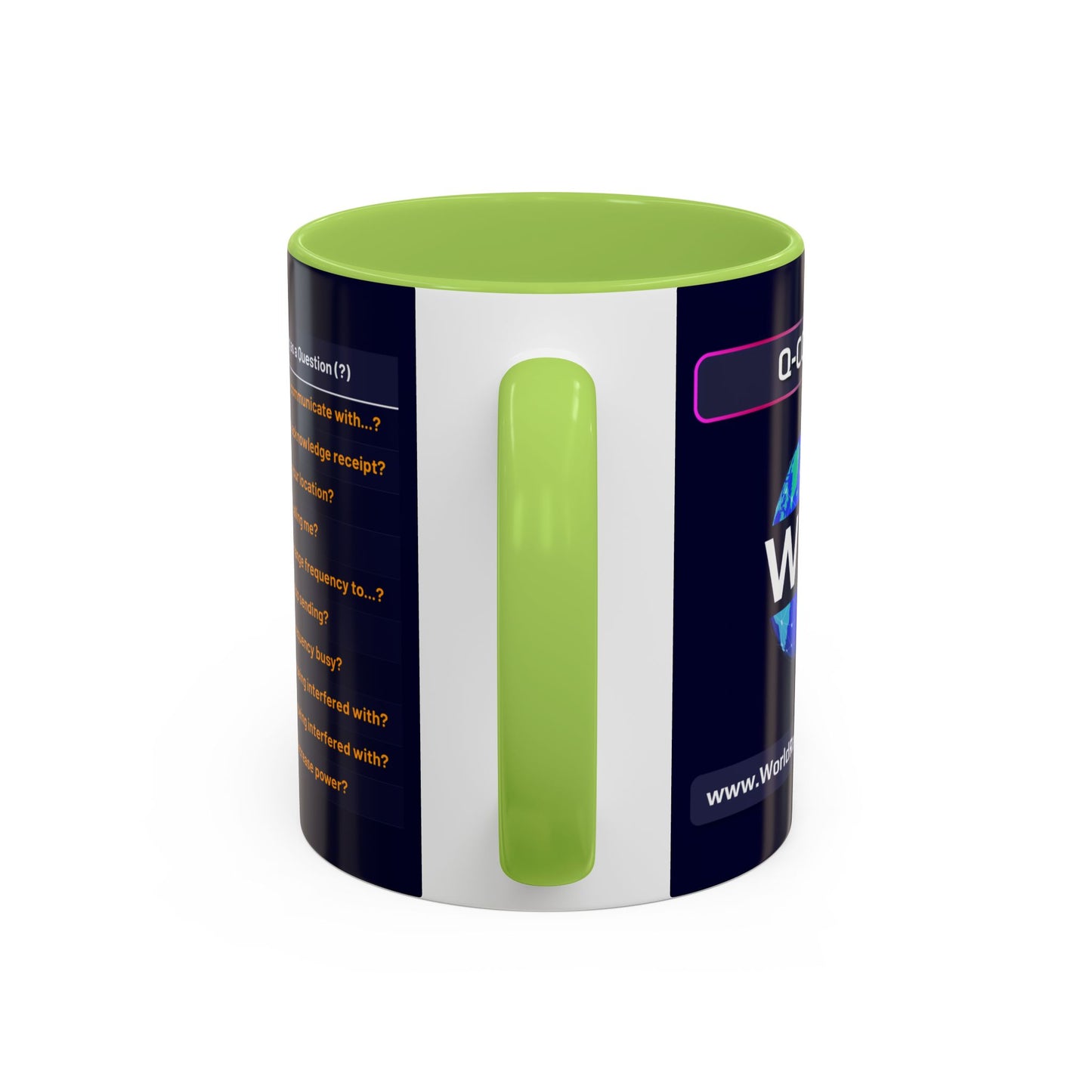 World Radio League mug - Q Codes