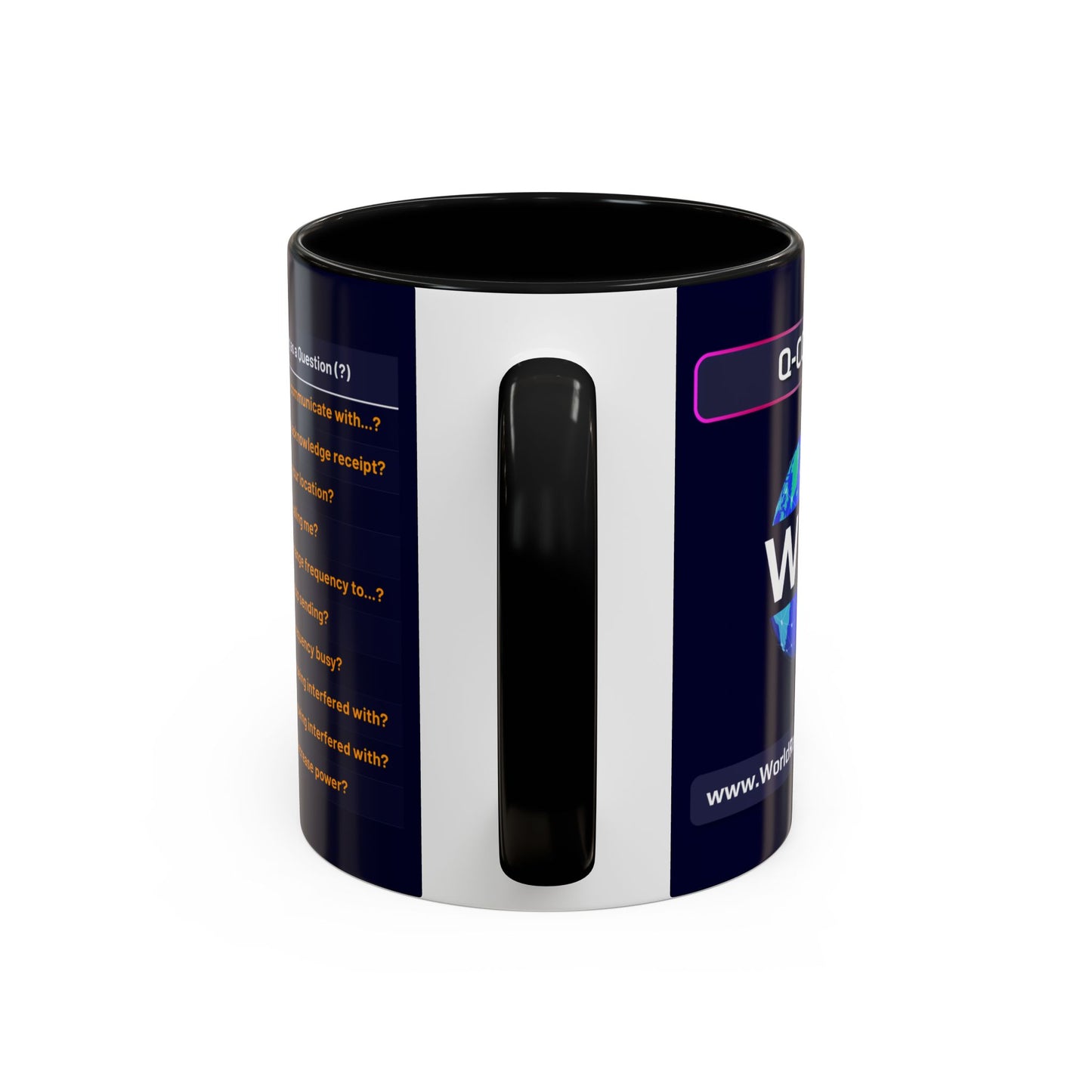 World Radio League mug - Q Codes