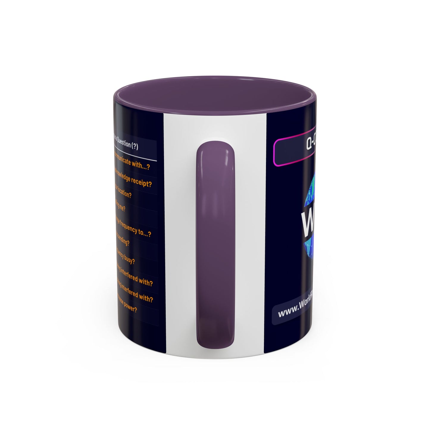 World Radio League mug - Q Codes
