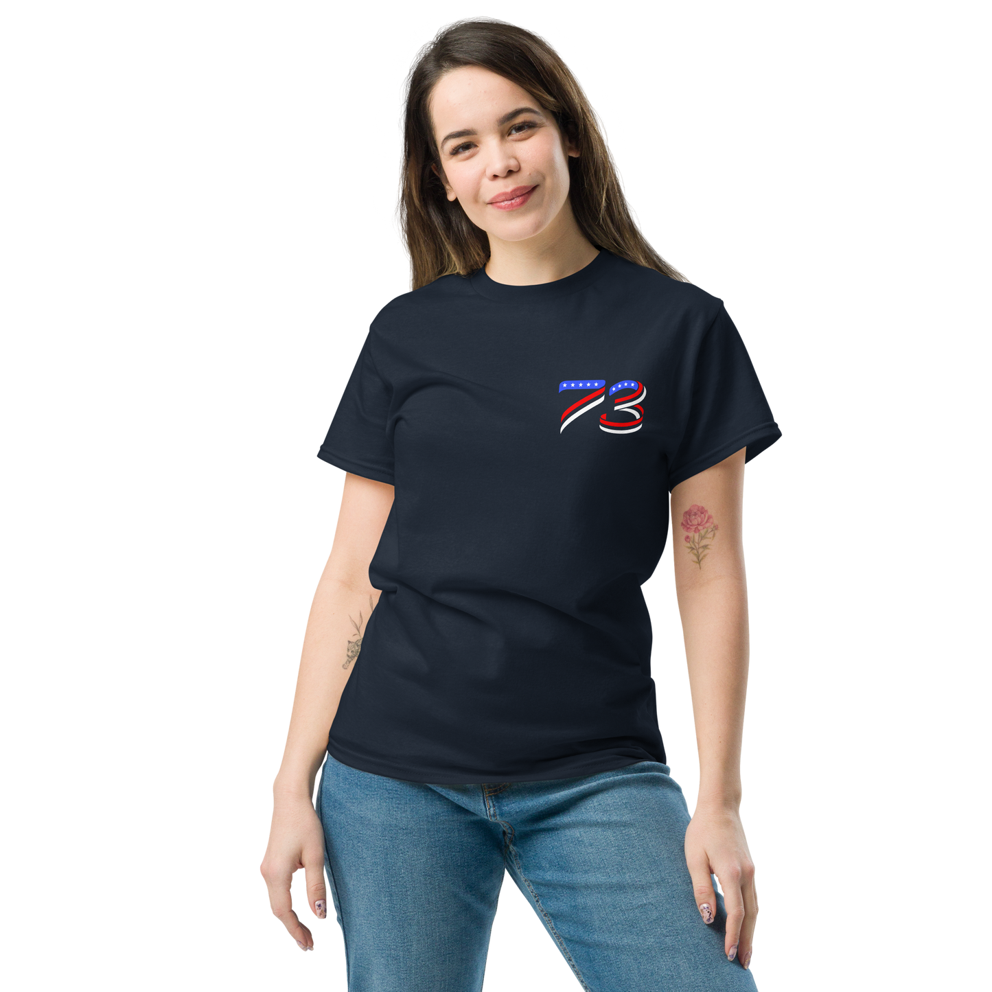 America 250 “73” Ham Radio Commemorative T-Shirt – Limited Edition Patriotic Operator Tee