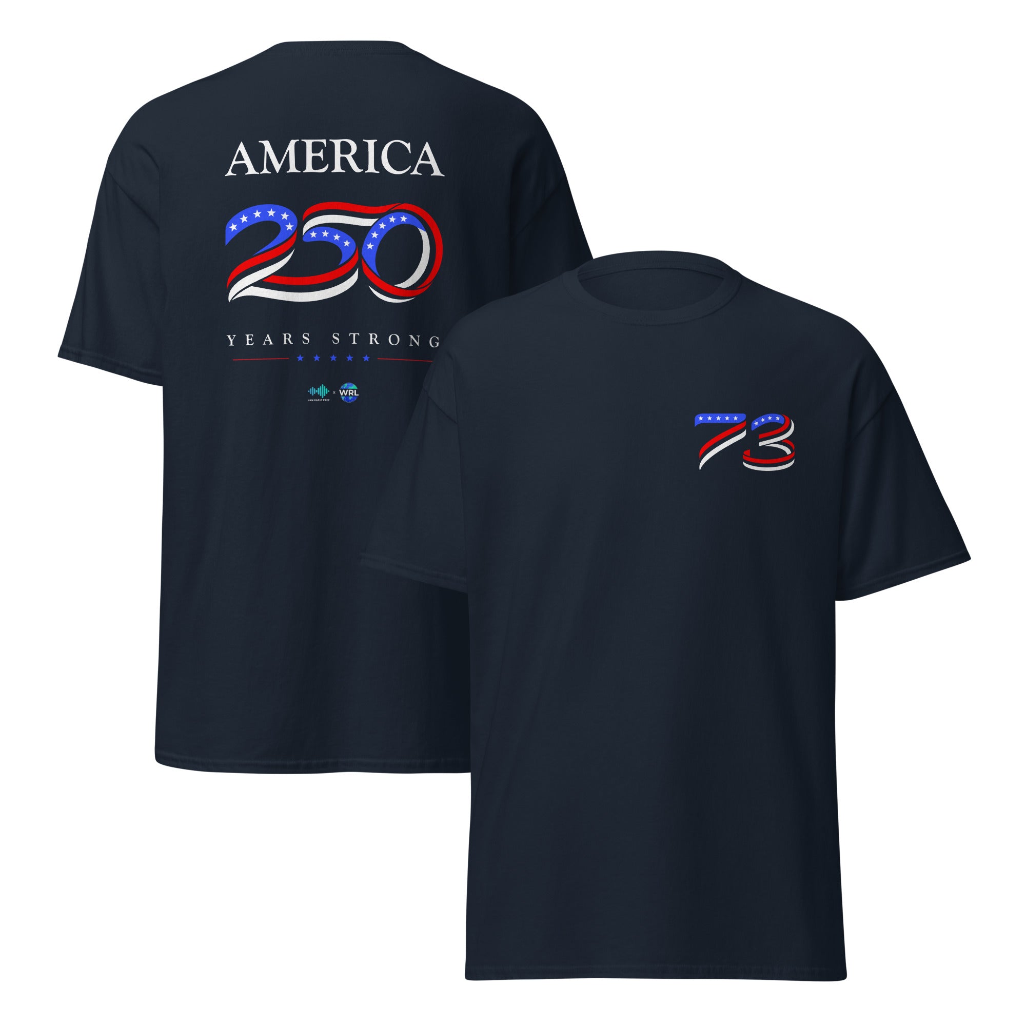 America 250 “73” Ham Radio Commemorative T-Shirt – Limited Edition Pat ...