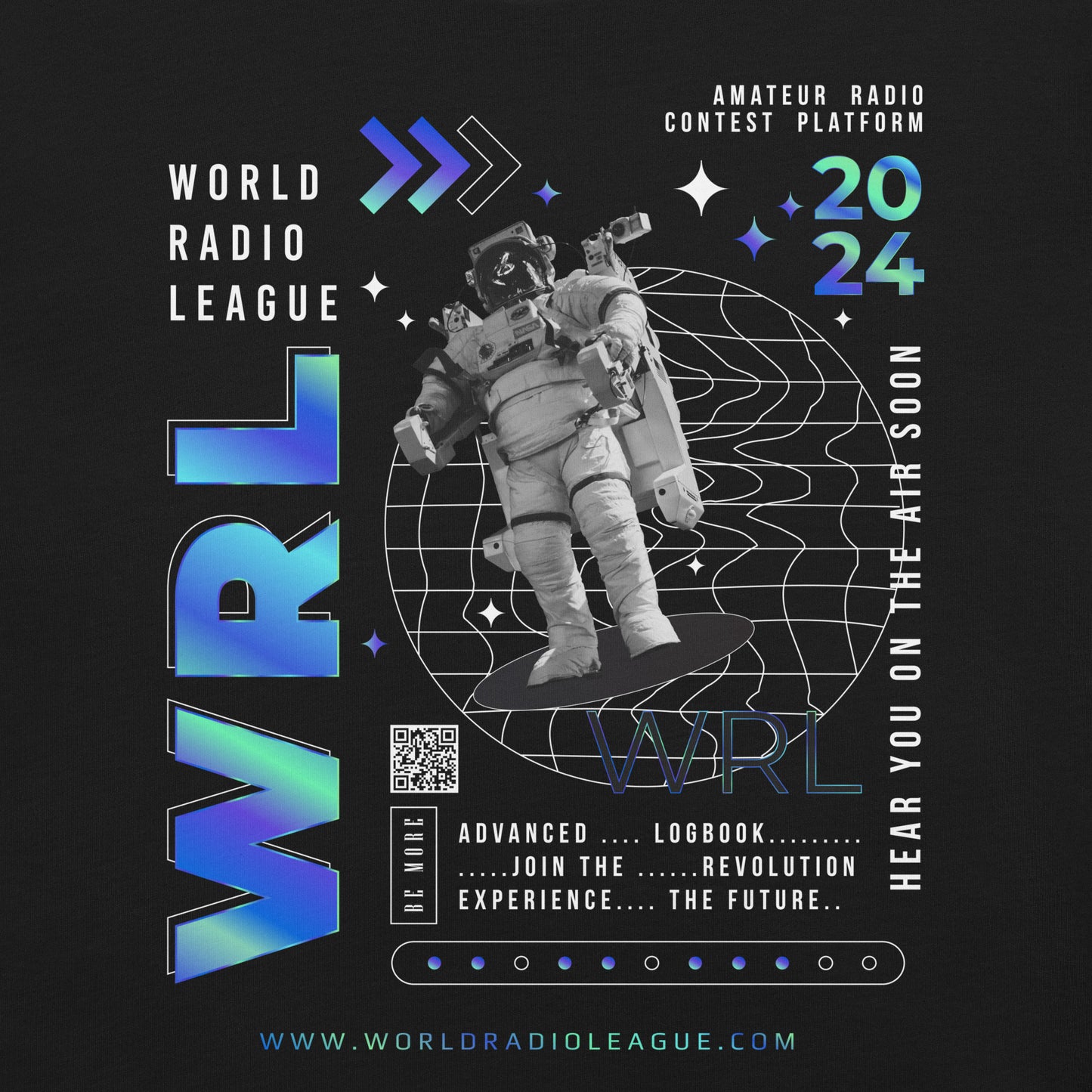 "Streetwear T-shirt - Retro Space" by World Radio League