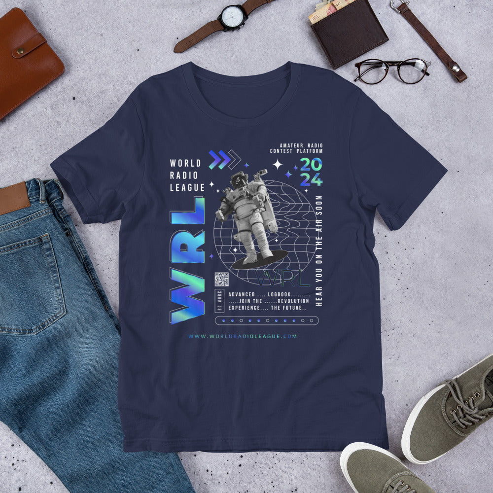 "Streetwear T-shirt - Retro Space" by World Radio League