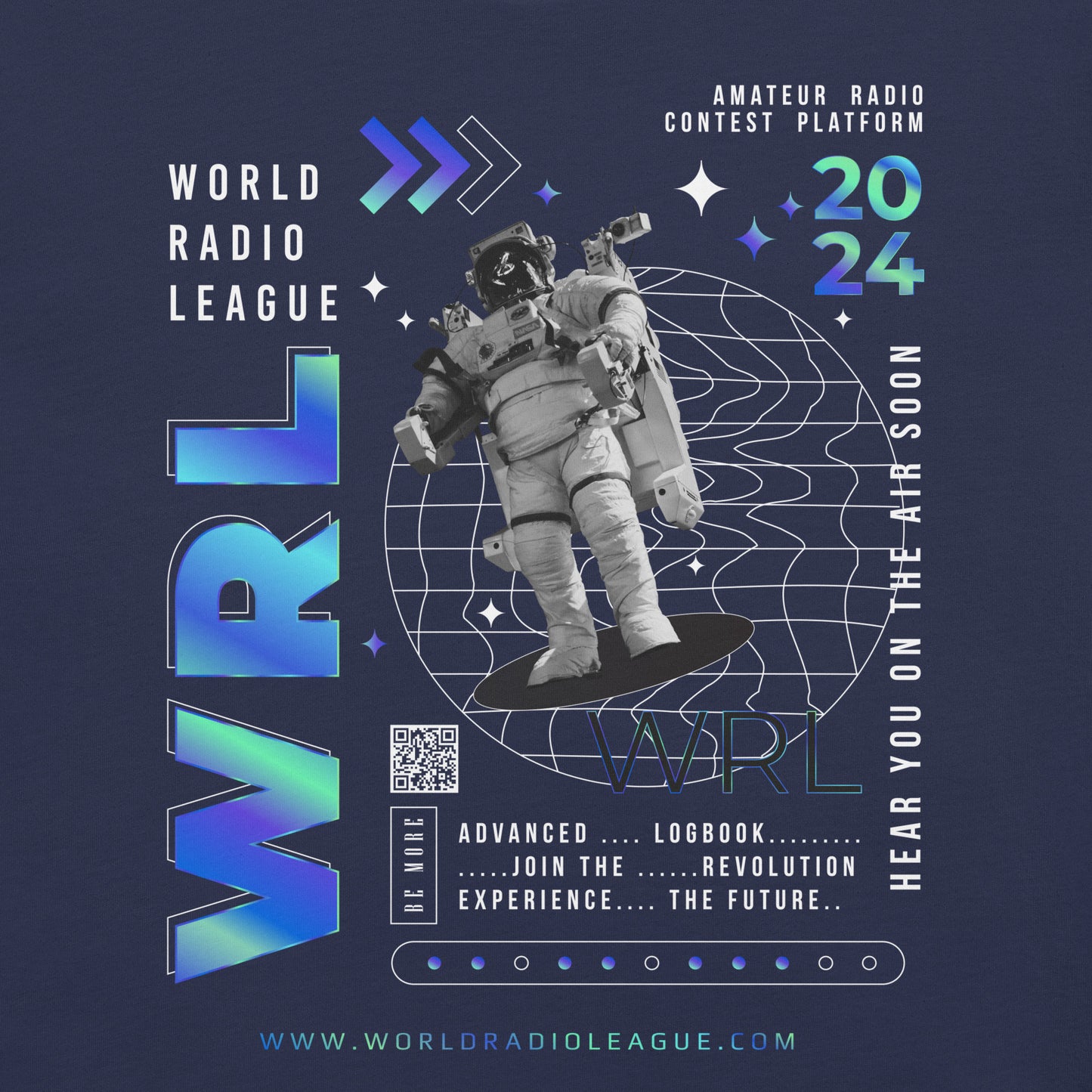 "Streetwear T-shirt - Retro Space" by World Radio League