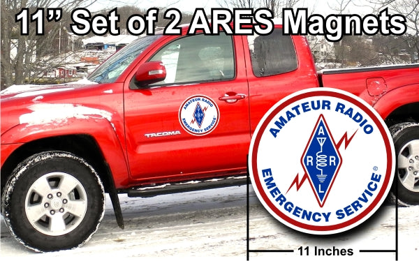 ARES 11" Vehicle Magnets - PAIR
