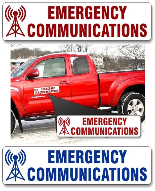 Emergency Communications Vehicle Magnet
